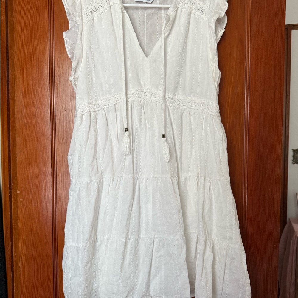 Sonoma White Sleeveless Dress